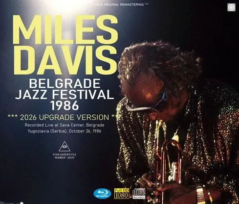 MILES DAVIS / BELGRADE JAZZ FESTIVAL 1986 2026 UPGRADE VERSION (2CDR+1BDR)