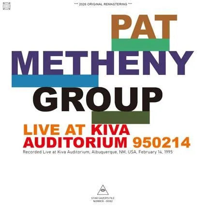 PAT METHENY GROUP / LIVE AT KIVA AUDITORIUM 950214 (2CDR)