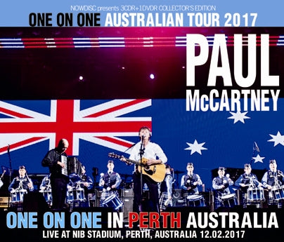 PAUL McCARTNEY / ONE ON ONE IN PERTH ONE ON ONE AUSTRALIAN TOUR 2017 (3CDR+1DVDR)
