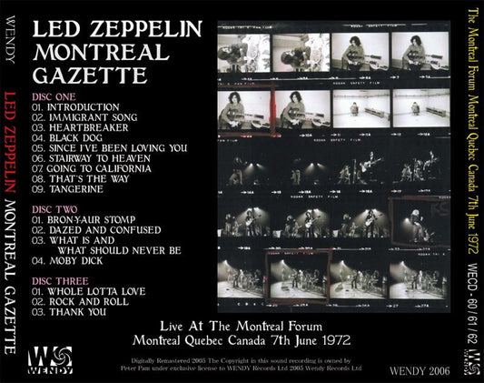 LED ZEPPELIN / MONTREAL GAZETTE 【3CD】