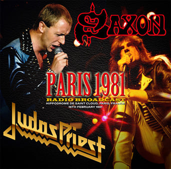JUDAS PRIEST + SAXON / PARIS 1981 RADIO BROADCAST (1CDR)