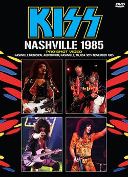 KISS / NASHVILLE 1985 PRO-SHOT VIDEO PRO SHOT (1DVDR)