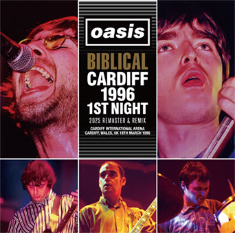 OASIS / BIBLICAL CARDIFF 1996 1ST NIGHT 2025 REMASTER & REMIX SOUNDBOARD (2CD)