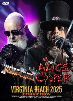 ALICE COOPER/JUDAS PRIEST / VIRGINIA BEACH 2025 FRONT ROW (2DVDR)