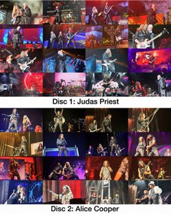 ALICE COOPER/JUDAS PRIEST / VIRGINIA BEACH 2025 FRONT ROW (2DVDR)