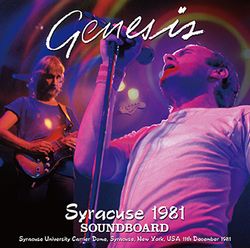 GENESIS / SYRACUSE 1981 SOUNDBOARD (2CDR)