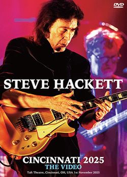 STEVE HACKETT / CINCINNATI 2025 THE VIDEO (2DVDR)
