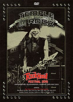 MICHAEL SCHENKER'S TEMPLE OF ROCK / ROCK HARD FESTIVAL 2015 PRO SHOT (1DVDR)