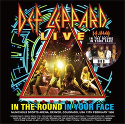 DEF LEPPARD / COMPLETE IN THE ROUND IN YOUR FACE (2CD+1DVDR)