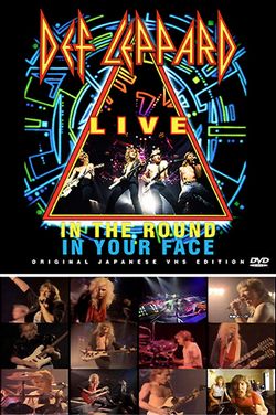 DEF LEPPARD / COMPLETE IN THE ROUND IN YOUR FACE (2CD+1DVDR)