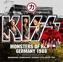 KISS / MONSTERS OF ROCK GERMANY 1988 SOUNDBOARD (1CD+1DVDR)