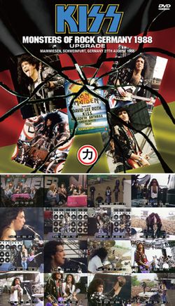 KISS / MONSTERS OF ROCK GERMANY 1988 SOUNDBOARD (1CD+1DVDR)