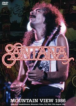SANTANA / MOUNTAIN VIEW 1986 PRO SHOT (2DVDR)