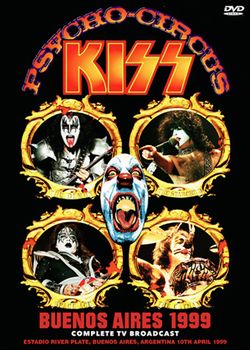 KISS / BUENOS AIRES 1999 COMPLETE TV BROADCAST PRO SHOT (1DVDR)