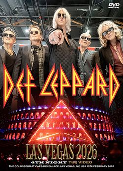 DEF LEPPARD / LAS VEGAS 2026 4TH NIGHT THE VIDEO (1DVDR)