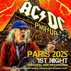 AC/DC / PARIS 2025 1ST NIGHT ORIGINAL IEM RECORDING (2CDR)