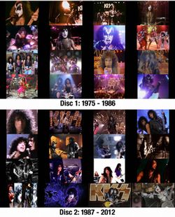 KISS / ANTHOLOGY THE COMPLETE MUSIC VIDEO COLLECTIN 1975-2012 PRO SHOT (2DVDR)