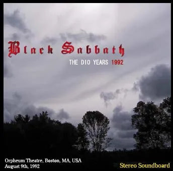 BLACK SABBATH / THE DIO YEARS 1992 Soundboard (2CD)