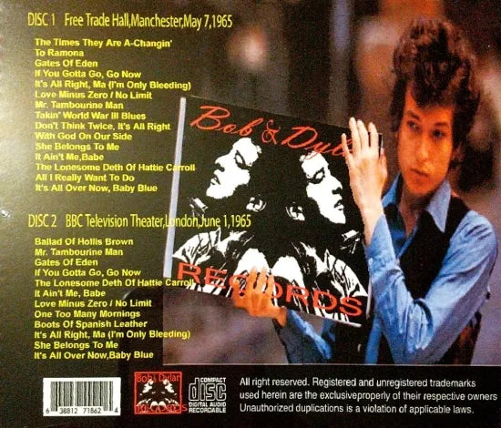 BOB DYLAN / Fork Guitar Music UK 1965 SOUNDBOARD (2CDR )