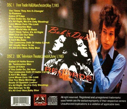 BOB DYLAN / Fork Guitar Music UK 1965 SOUNDBOARD (2CDR )