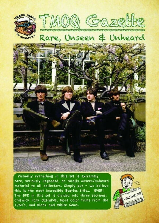 The Beatles / Rare unseen & Unheard TMOQ Gazette Vol.38 (1CD+1DVD) Booklet Set