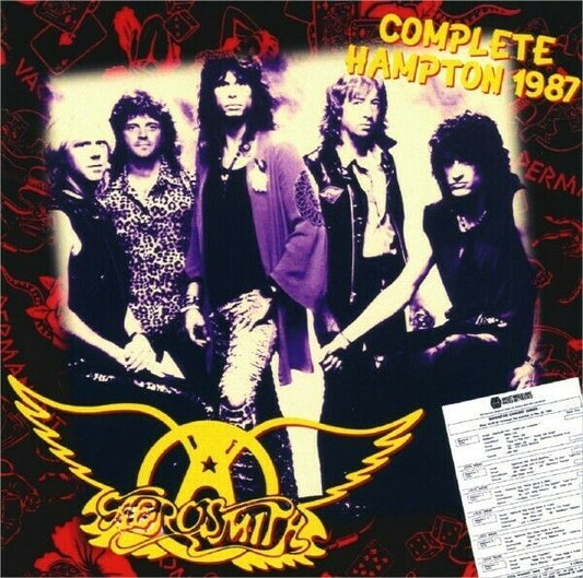 Aerosmith Complete Hampton 1987 November 16  Virginia CD 2 Discs Set Music