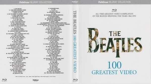 The Beatles / Spanning The Years 1962-1970 Greatest 100 Blu-ray (1BDR)