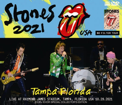 THE ROLLING STONES / TAMPA FLORIDA NO FILTER US TOUR 2021 (2CDR+1DVDR)