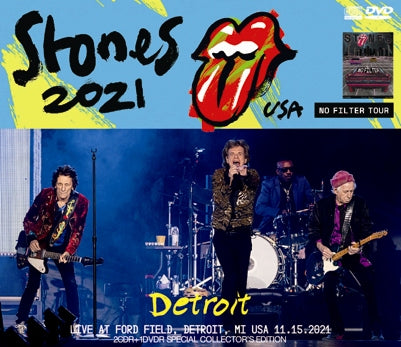 THE ROLLING STONES / DETROIT NO FILTER US TOUR 2021 (2CDR+1DVDR)