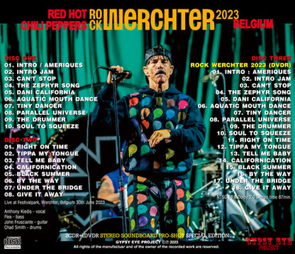 RED HOT CHILI PEPPERS / ROCK WERCHTER 2023 (2CDR+1DVDR)