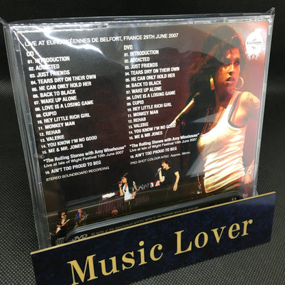 AMY WINEHOUSE / EUROCKEENNES 2007 STEREO SOUNDBOARD (1CDR+1DVDR)