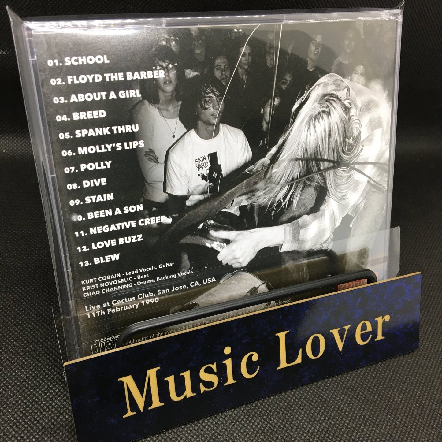 NIRVANA / SAN JOSE 1990 SOUNDBOARD (1CD)