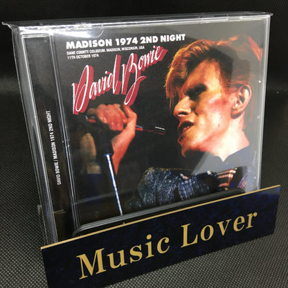 DAVID BOWIE / MADISON 1974 2ND NIGHT (1CDR)