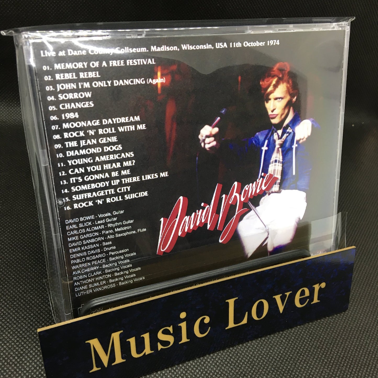 DAVID BOWIE / MADISON 1974 2ND NIGHT (1CDR)