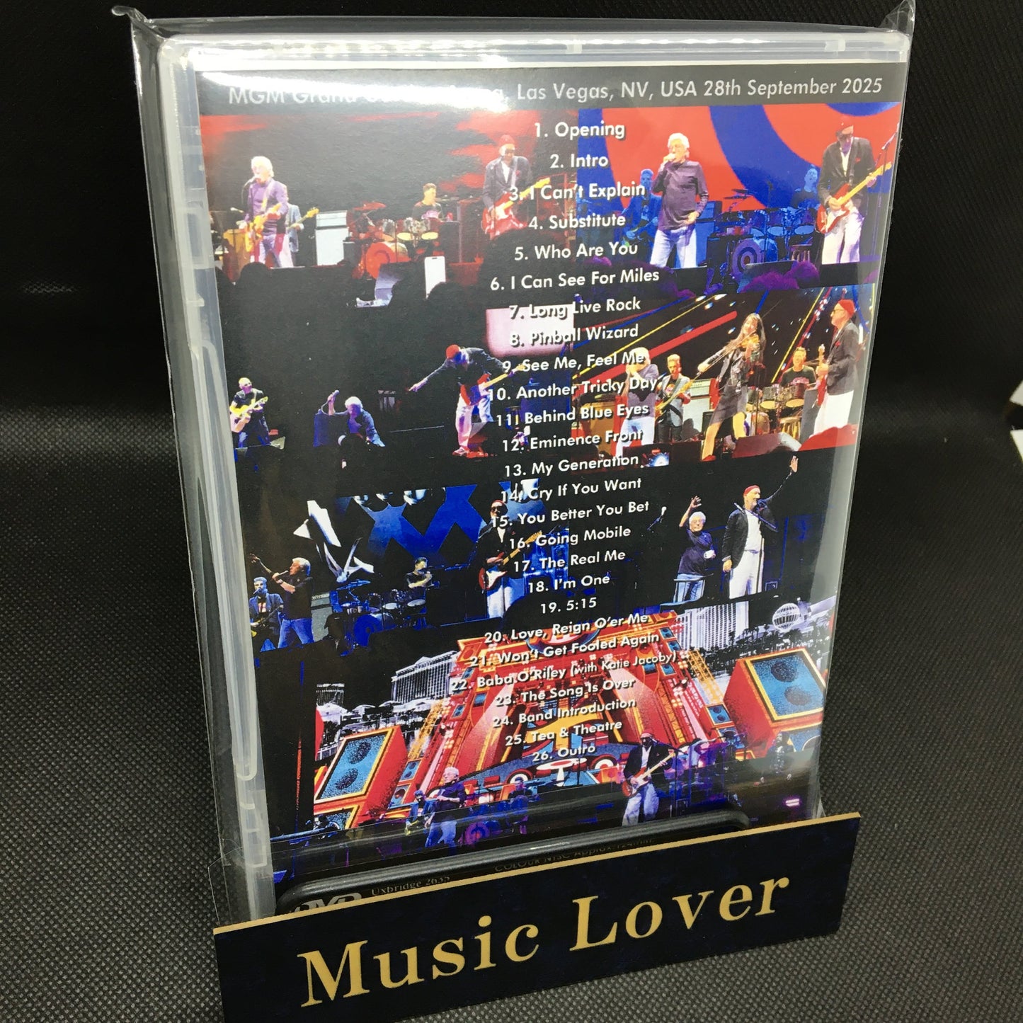 THE WHO / LAS VEGAS 2025 (1DVDR)