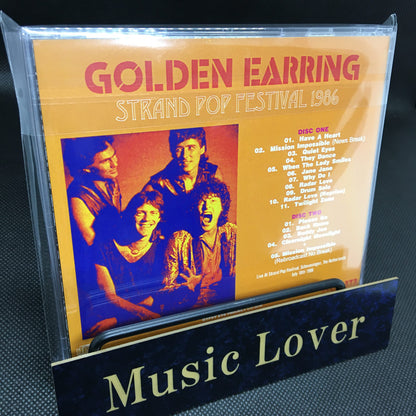 GOLDEN EARRING / STRAND POP FESTIVAL 1986 Soundboard (2CDR)