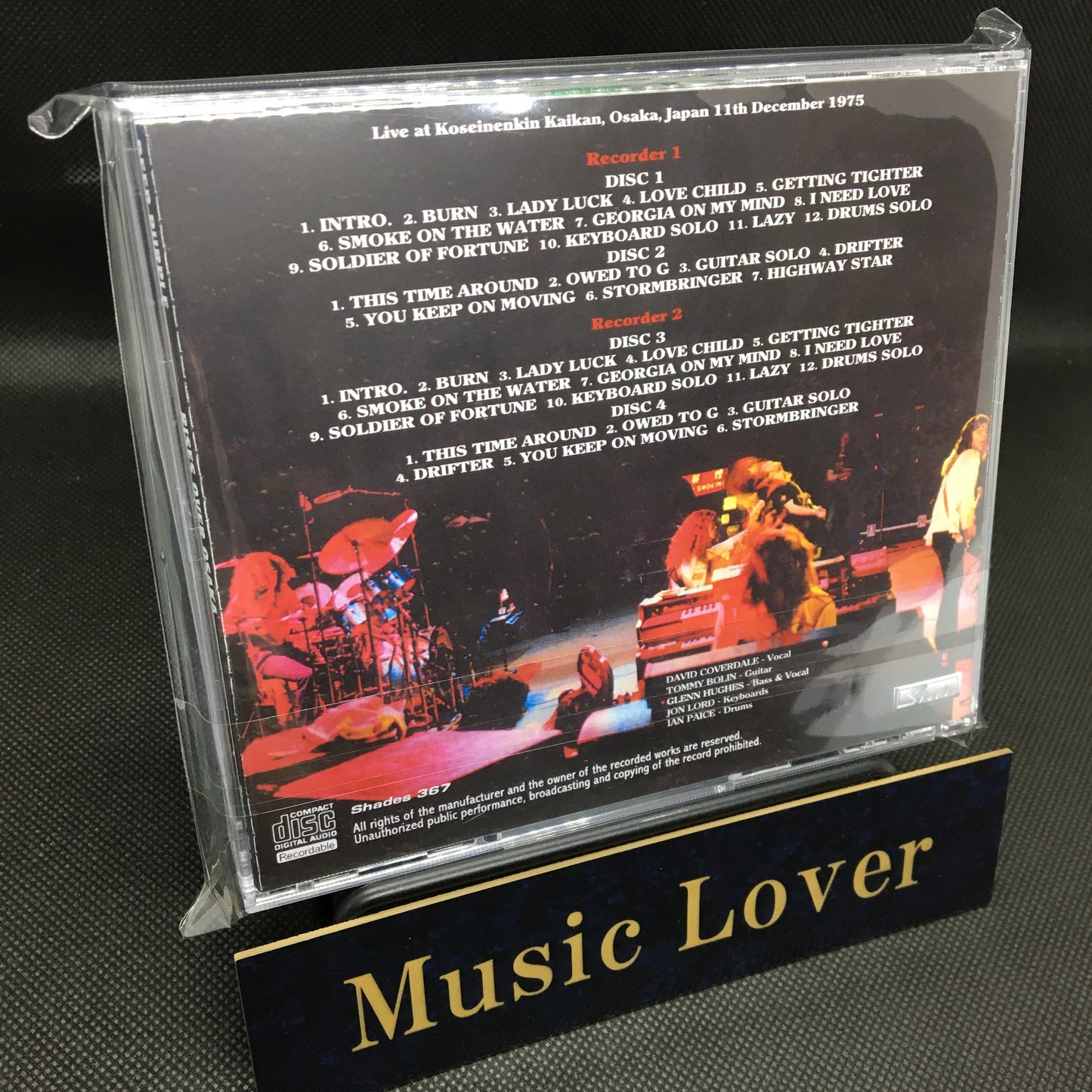 DEEP PURPLE / RISES OVER OSAKA 1975 (4CDR)