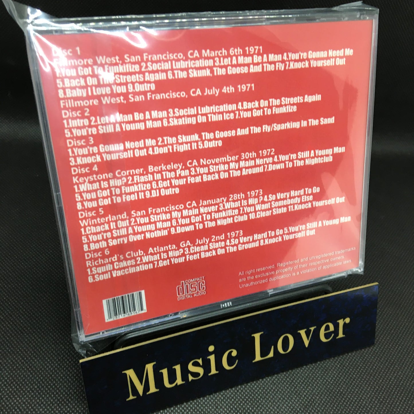 Tower of Power / Live Anthology 1971-1973 Soundboard (6CDR)