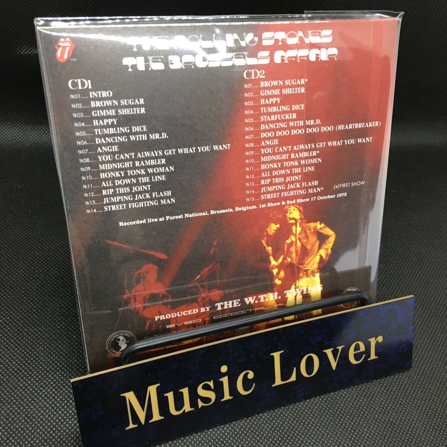 The Rolling Stones / The Brussels Affair (2CD) Empress Valley Keith Richards Cover