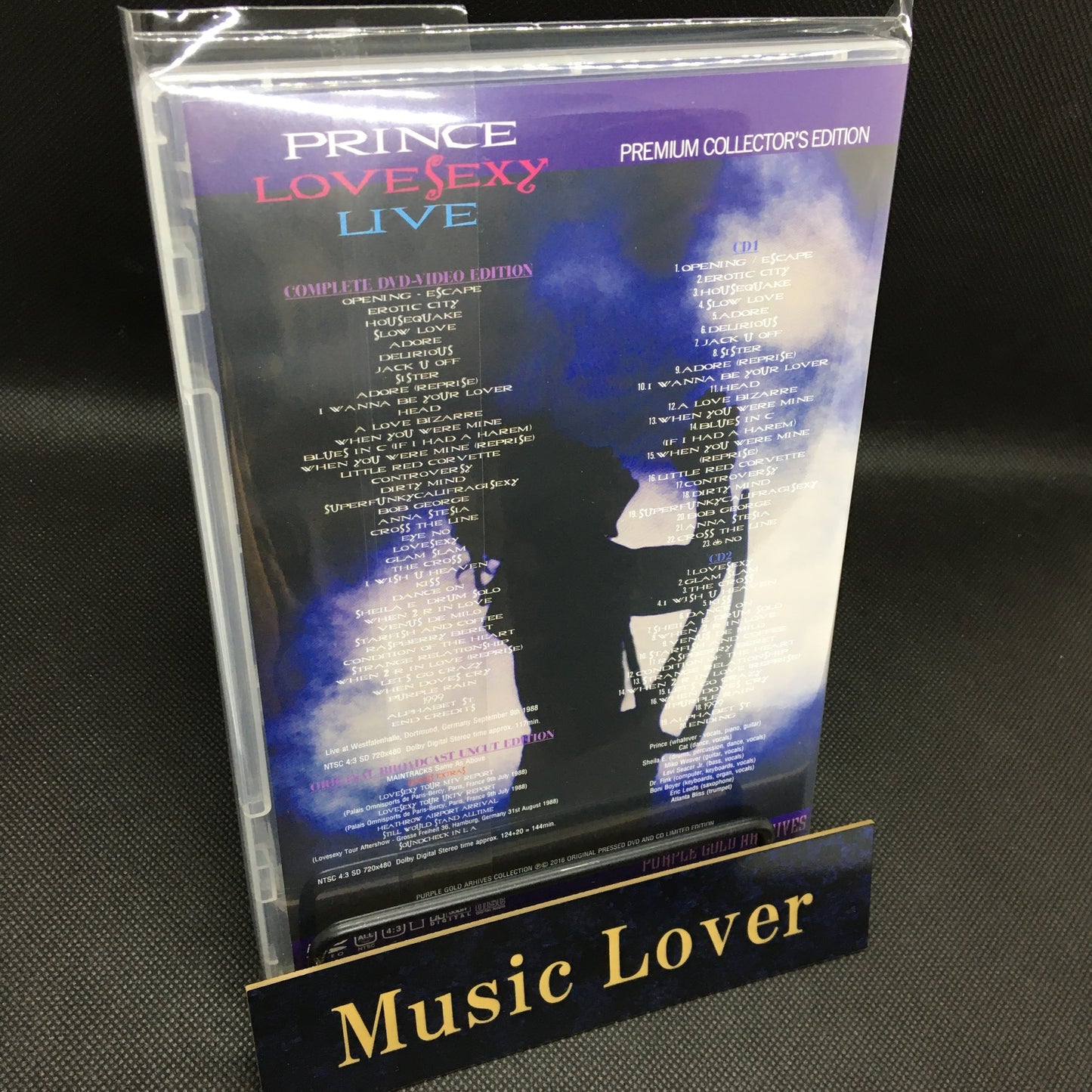 PRINCE / LOVESEXY TOUR 1988 (2CD+2DVD)