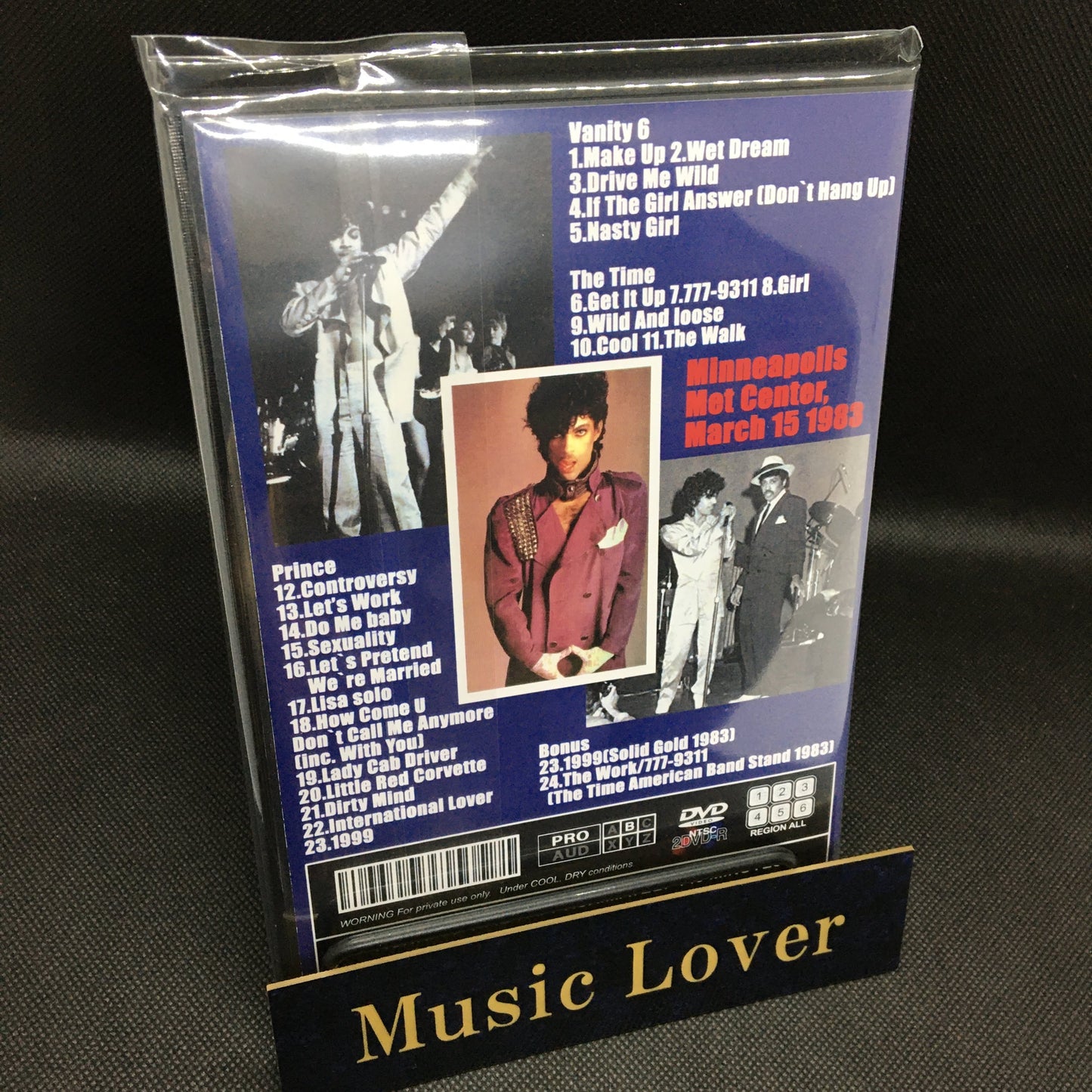 PRINCE & THE TIME / VANITY 6 (2DVDR)