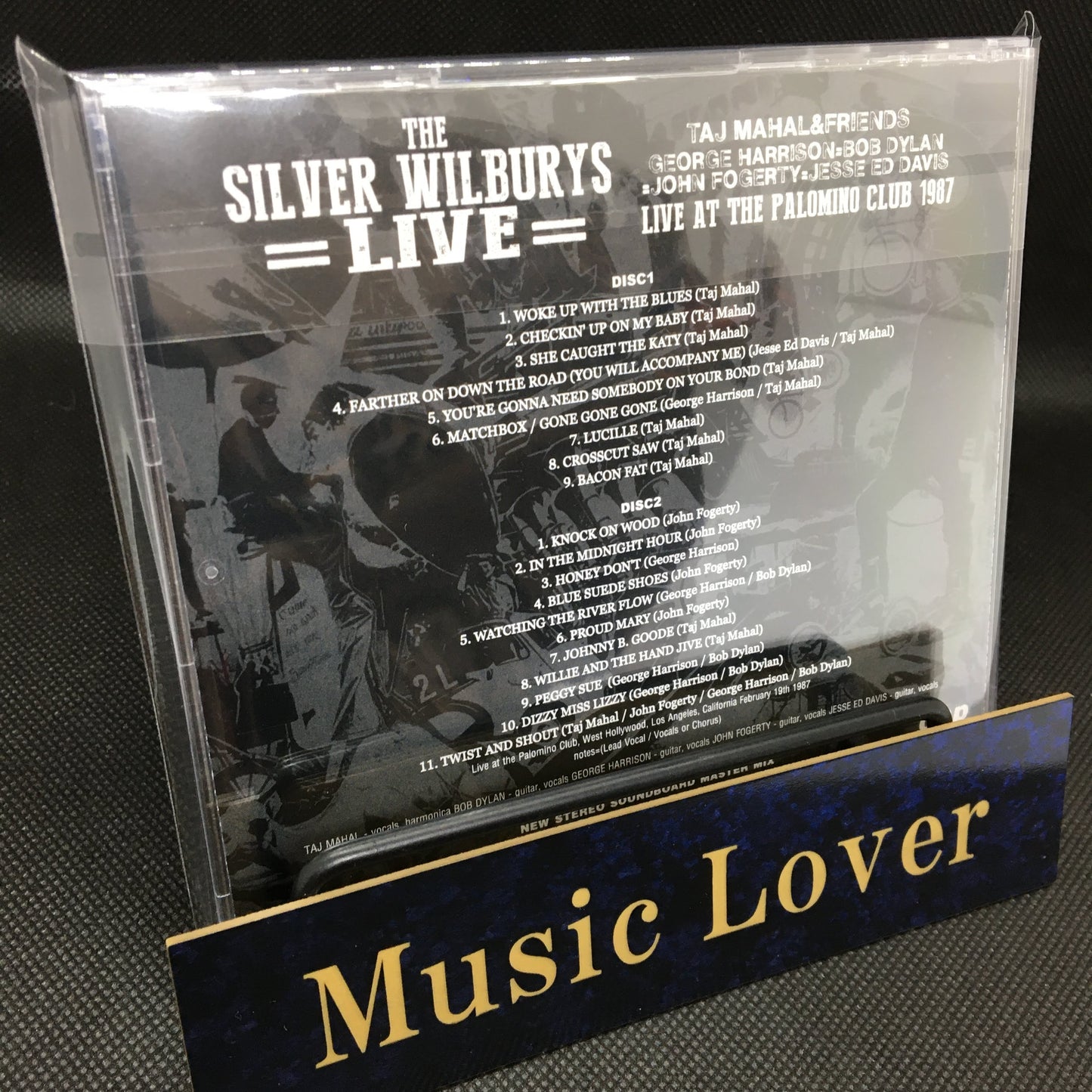 THE SILVER WILBURYS (TAJ MAHAL & GEORGE HARRISON, BOB DYLAN, JOHN FOGERTY, JESSE ED DAVIS.....) / LIVE STEREO SOUNDBOARD (2CD)