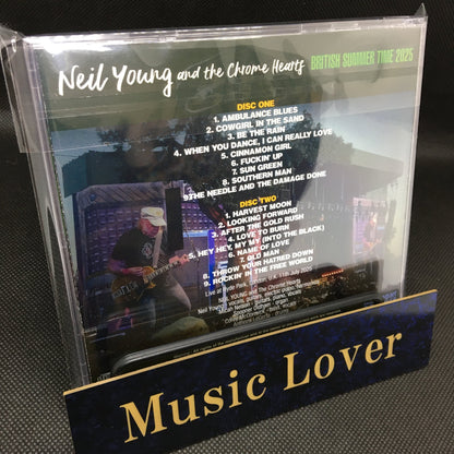NEIL YOUNG and THE CHROME HEARTS / BRITISH SUMMER TIME 2025 (2CDR)