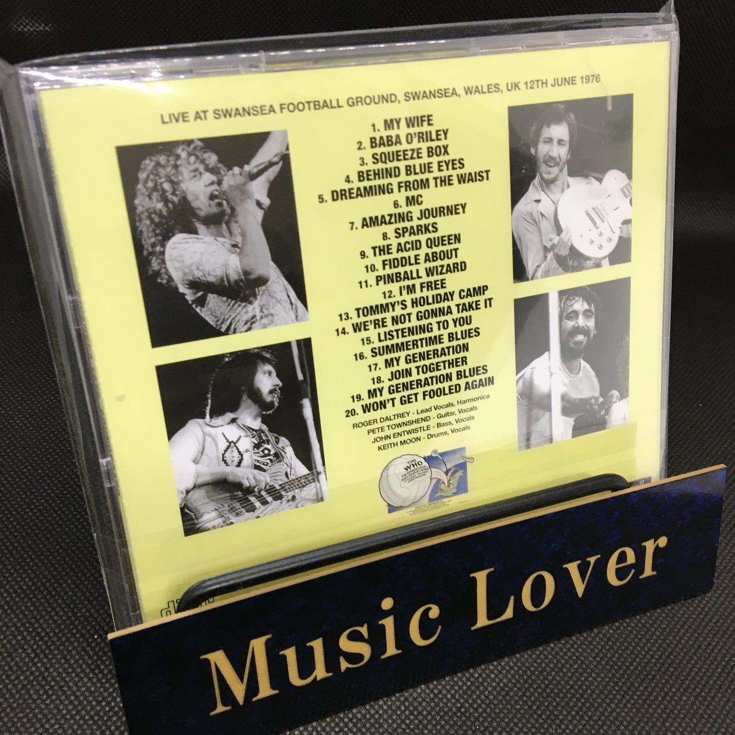 THE WHO / SWANSEA 1976 SOUNDBOARD (1CD)