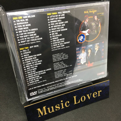 JEFF BECK, PAUL RODGERS & ANN WILSON / SAN DIEGO 2018 (3DVDR)