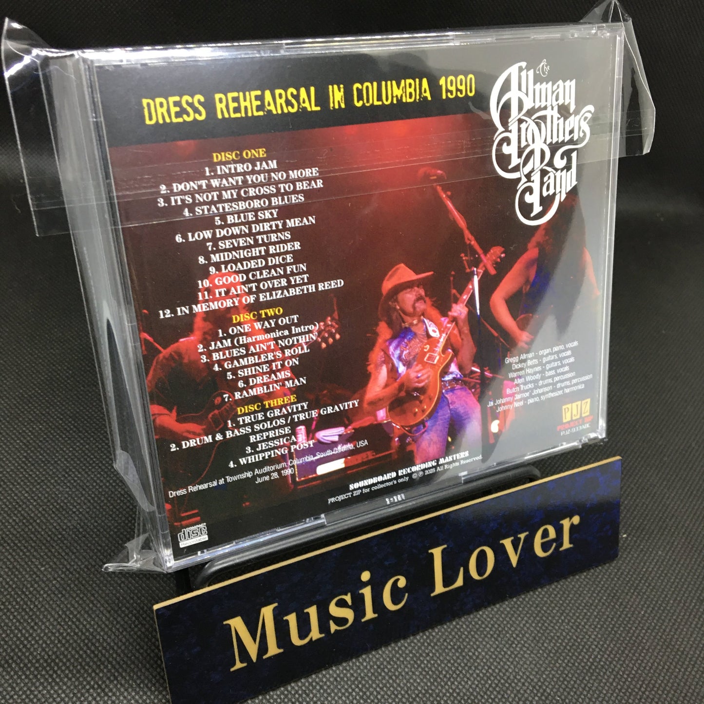THE ALLMAN BROTHERS BAND / DRESS REHEARSAL IN COLUMBIA 1990 (3CDR)