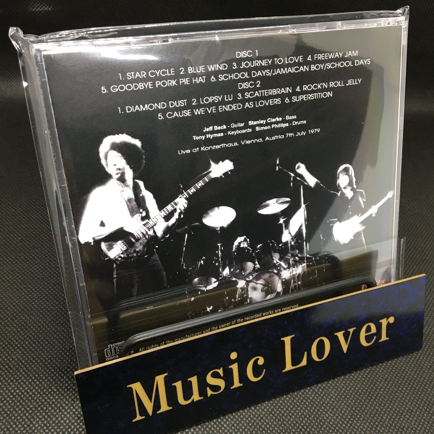 JEFF BECK w/STANLEY CLARKE / WIEN FREEWAY 1979 (2CDR)