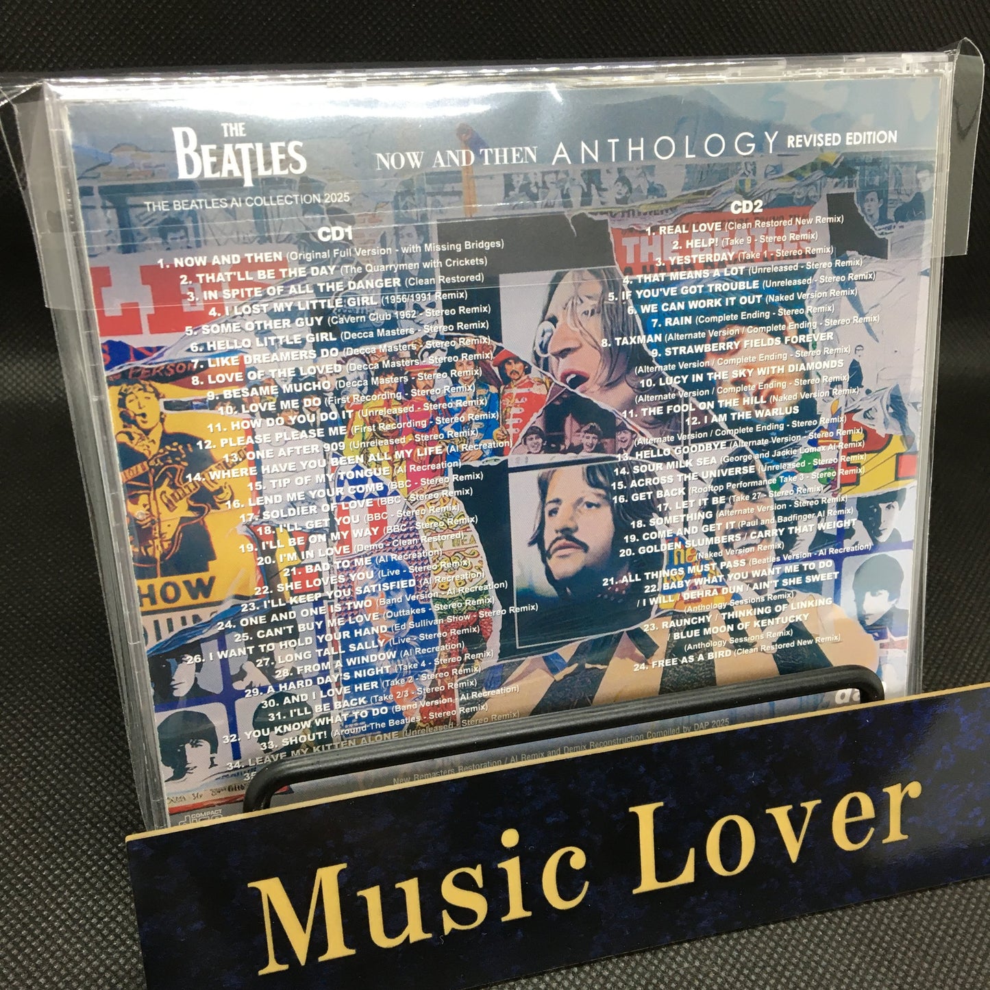 THE BEATLES / NOW AND THEN ANTHOLOGY REVISED EDITION THE BEATLES AI COLLECTION 2025 (2CD)