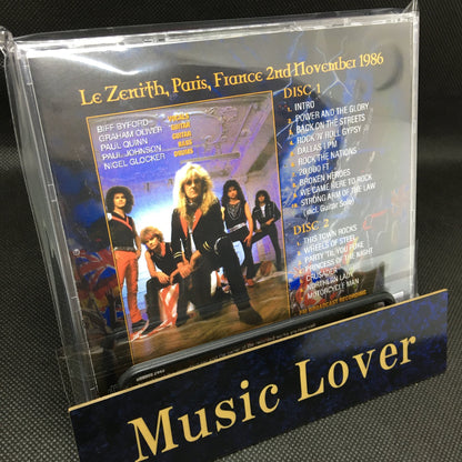 SAXON / PARIS 1986 FM BROADCAST STEREO SOUNDBOARD (2CDR)