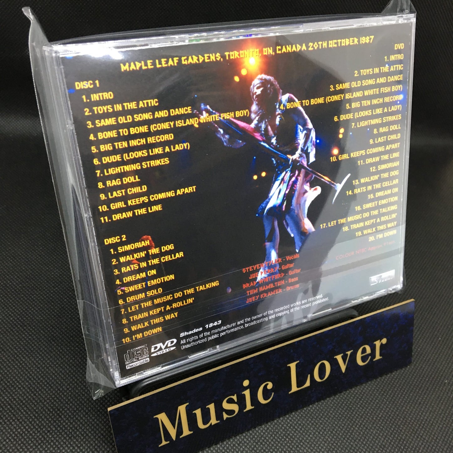 AEROSMITH / TORONTO 1987 (2CDR+1DVDR)